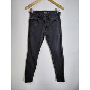 HOLLISTER CALIFORNIA W26 Super Skinny Jeans Black Size W26 L30